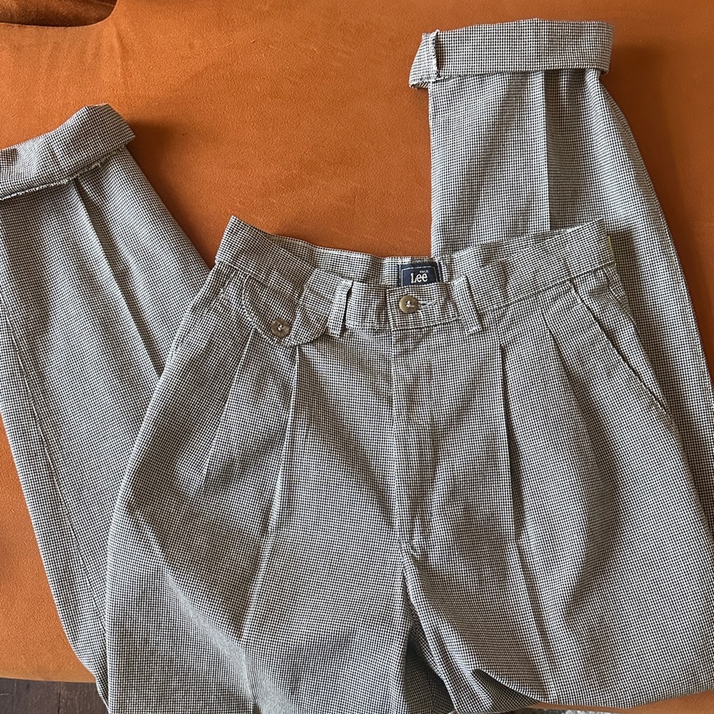 Vintage Lee Checkered Dress Pants